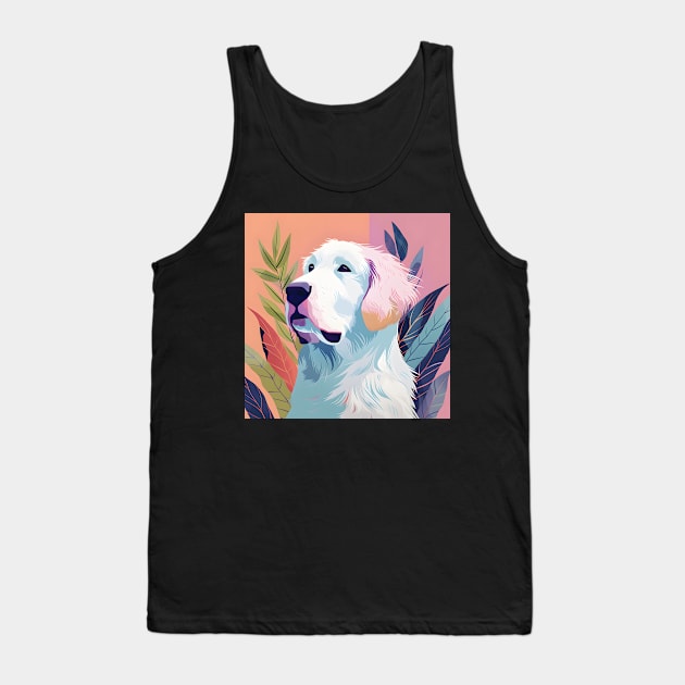 Kuvasz in 70's Tank Top by NatashaCuteShop